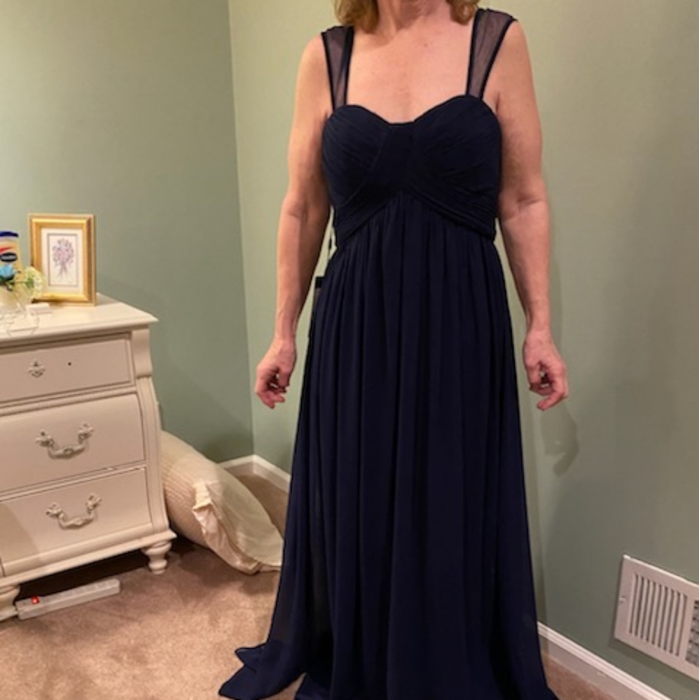 Ever Pretty Navy Blue Bridesmaid Dress